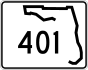 State Road 401 marker
