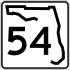State Road 54 marker