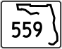 State Road 559 marker