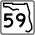 State Road 59 marker