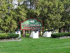 Entrance to Fort Niagara State Park