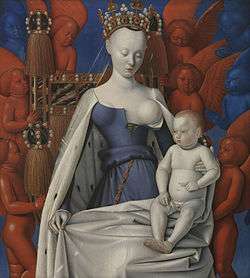 Modonna by Jean Fouquet (c.1450)