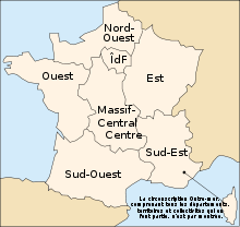 European constituencies in France in 2009