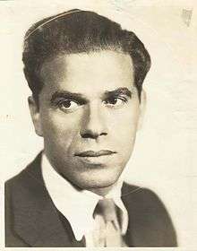 Portrait photograph of Frank Capra.