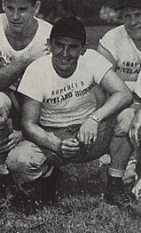 A photo of Fritz Heisler with the Cleveland Browns in 1946