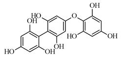 Chemical structure of fucophloroethol A