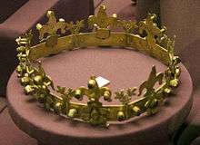Stephen V's funeral crown