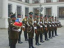 Chile's Palace Guard pictured in 2007