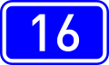 National Road 16 shield