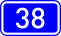 National Road 38 shield