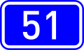 National Road 51 shield
