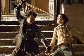 Syrio Florel sparring with Arya Stark