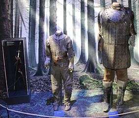 The costumes worn by Arya and her companion Sandor Clegane