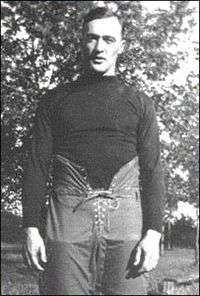 George Gipp in football uniform