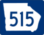 State Route 515 marker