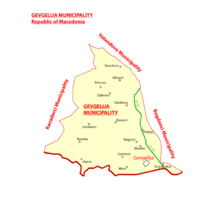 Gevgelija Municipality Map