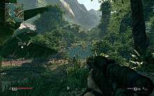 The game's jungle environment