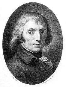 Giuseppe Parini, in a lithograph by Rosaspina.