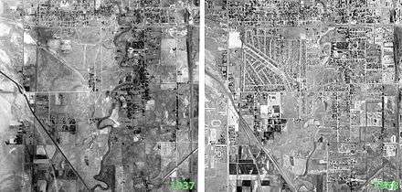 Historical aerial photographs of Glendale, Salt Lake City, Utah