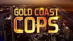 Title card for Season 1 of Gold Coast Cops