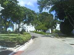 The drive up to Government House Barbados, West Indies (2010)