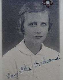 Grete Mosheim's 1936 Hungarian passport photo