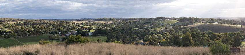 Panorama of Guildford from lookout