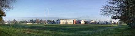 Panoramic photo of the school's grounds