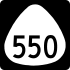 Route 550 marker