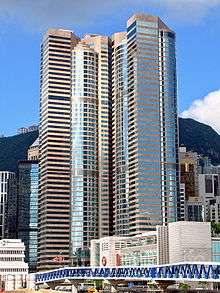 Exchange Square is an office tower in Hong Kong.