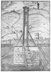Schematic of the gibbet's main parts