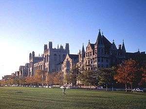 Photo of University of Chicago buildings.