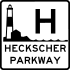 Heckscher State Parkway marker