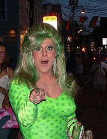 Hedda Lettuce in Provincetown in August 2006.