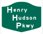Henry Hudson Parkway marker
