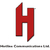 The logo for Hotline Communications, once dubbed "the best kept secret" on the internet by the L.A. Times