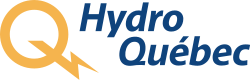 Hydro-Québec's logo: a Q-shaped logo with a bolt of lightning.