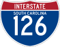 Interstate 126 marker