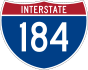 Interstate 184 marker