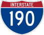 Interstate 190 marker
