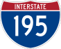 Interstate 195 marker