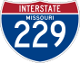 Interstate 229 marker