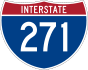 Interstate 271 marker