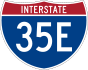 Interstate 35E marker