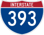Interstate 393 marker