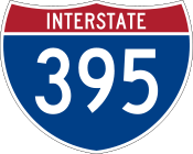 Interstate 395 marker