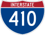 Interstate 410 marker