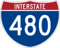 Interstate 480 marker