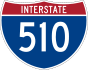 Interstate 510 marker