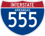 Interstate 555 marker
